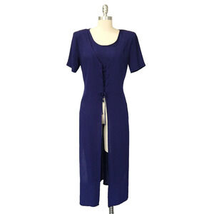 Vintage 90s All That Jazz Corset Top Size M 7/8 Lace Up Whimsical Fairy Duster